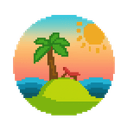 Csharp pixel logo